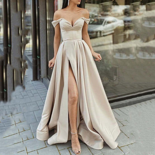 Multicolor V-neck Backless Tube Top Dress for Women